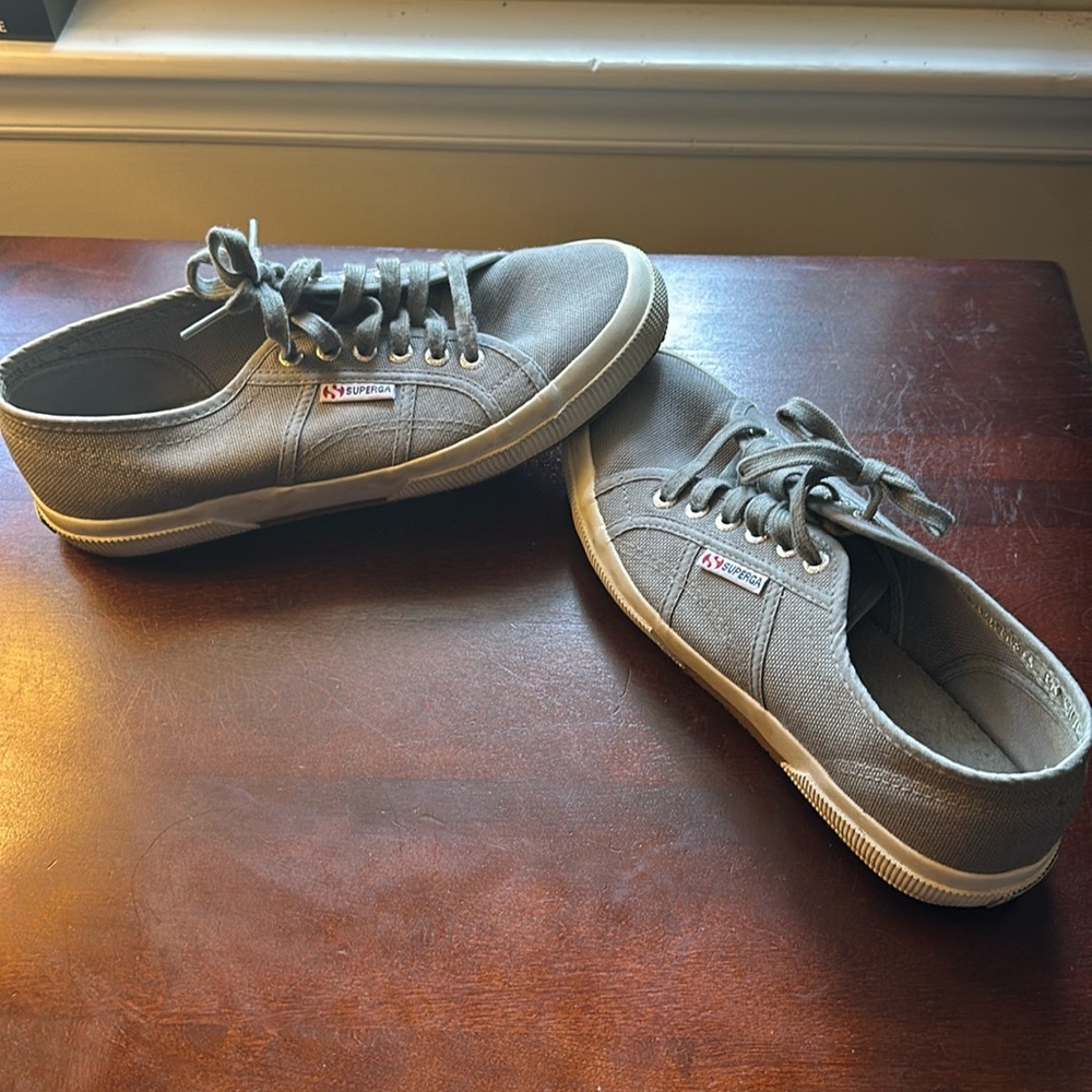 Superga gray sneakers